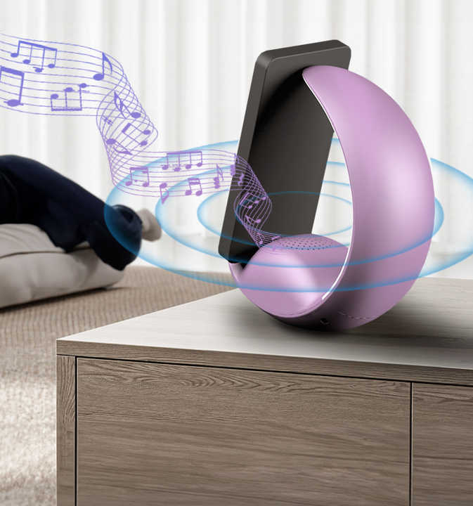 New Design Desk Lamp Speaker Touchable Colorful RGB Moon Light Wireless Blue tooth Speakers for Bedroom