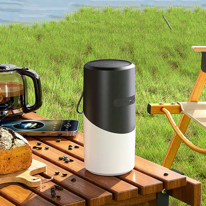 New Design Portable Outdoor Camping Wireless Stereo Sound Music Box Bluetooth Speaker