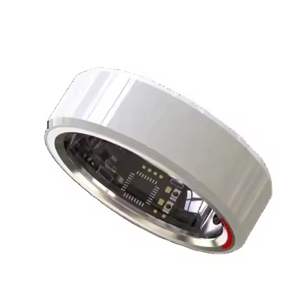 2024 Nano Ceramics Waterproof Heart Rate Blood Oxygen Health Step Calorie Sleep Monitoring OTA Multilingual Smart Ring
