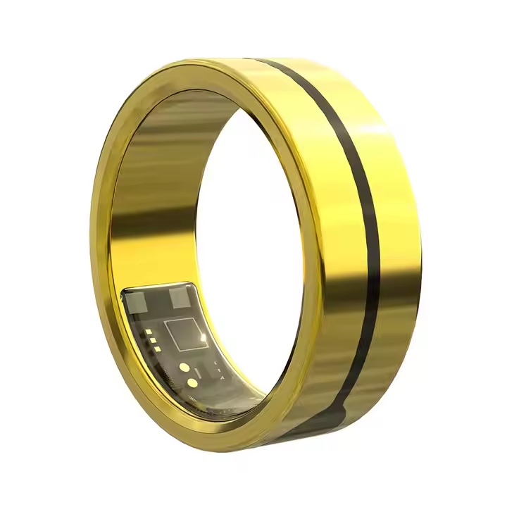 Waterproof 5ATM Sliver Sleeping Monitoring Message Reminder TM01 Smart Ring