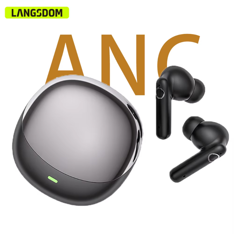 OEM_ODM Portable ANC+ENC Auriculares Bluetooth 5.4 Earphone Tws Headphone Mini Low latency Noise Cancelling Wireless Earbuds