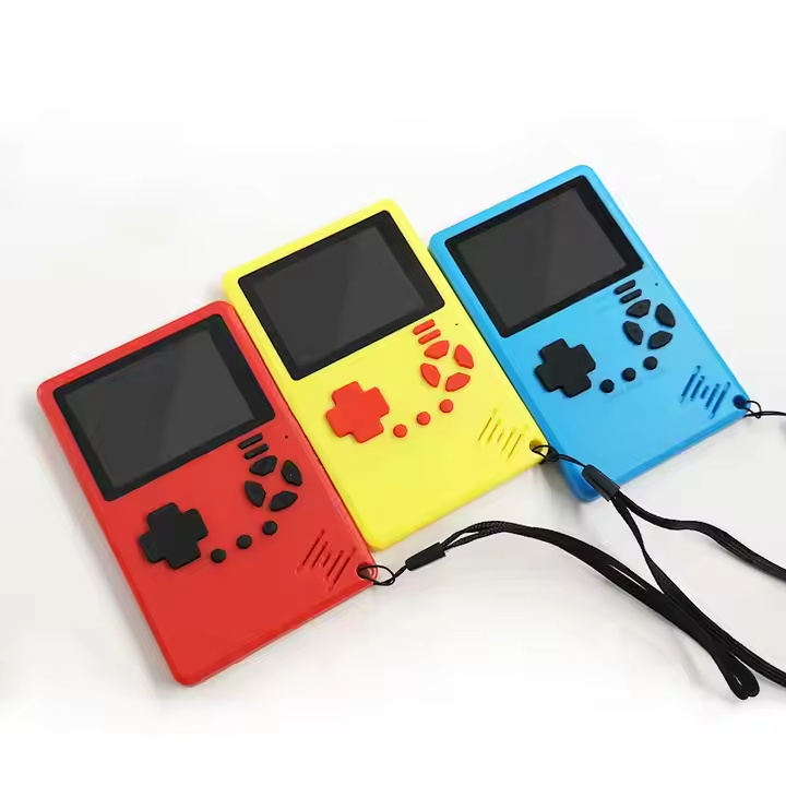 YLW Mini Retro Game Player Portable Rechargeable Battery Inside Port Connect TV Kids Adults Classic Game