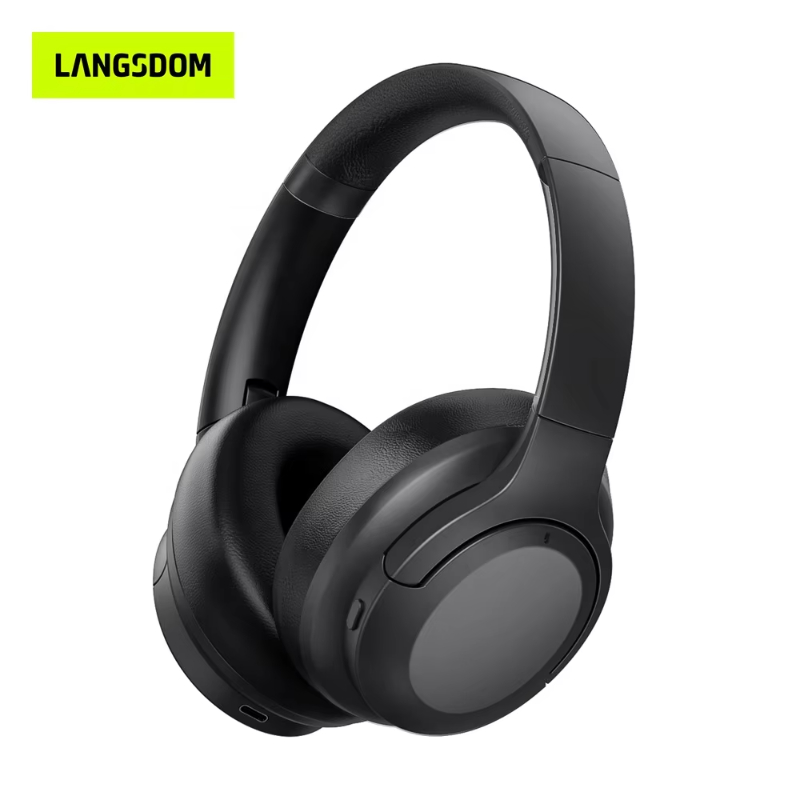 New Custom Noise Cancelling Wireless Headphone Stereo Foldable Headset Earphone Over-head Wireless Headphones for Indoor Outdoor