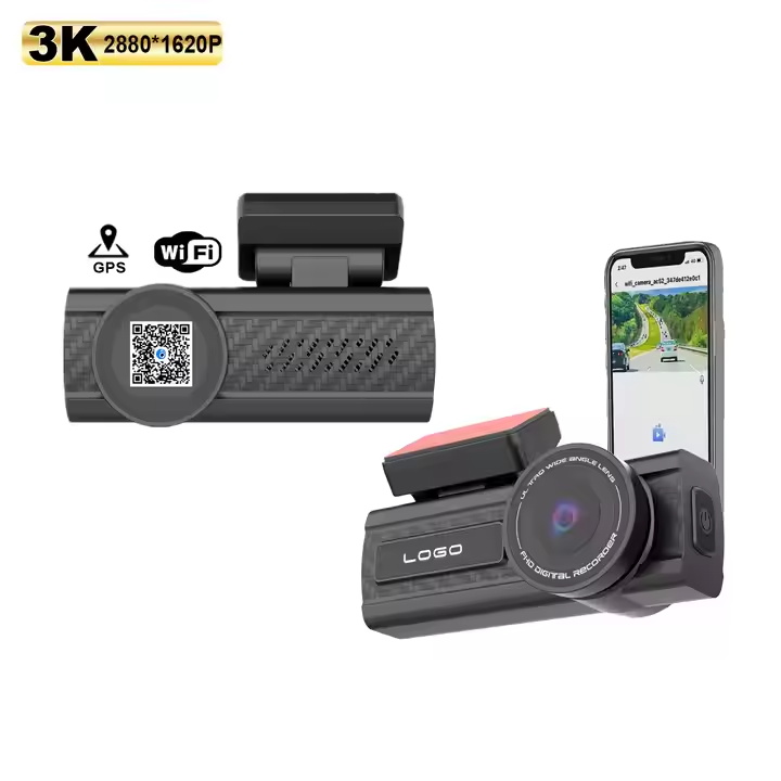 MINI car dvr wifi gps 3k dashcam car black box front HD night vision car camera dash cam wifi gps 3K dash camera