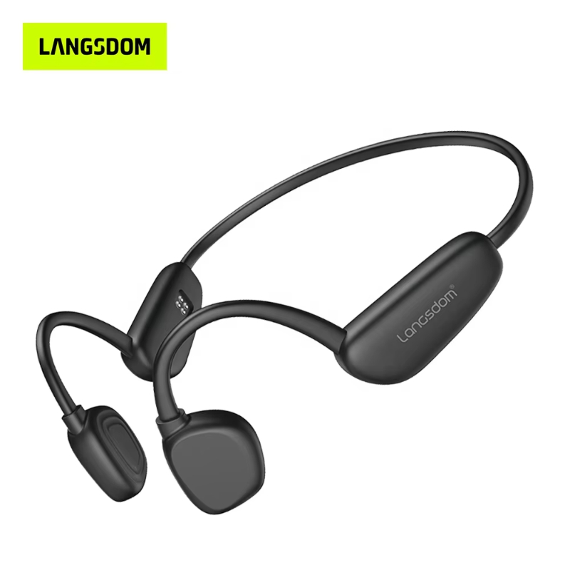 Open-Ear Bluetooth Bone Conduction Sport Headphones IPX6 Waterpoof Wireless Earphones for Workouts and Running with 32GB TF Card
