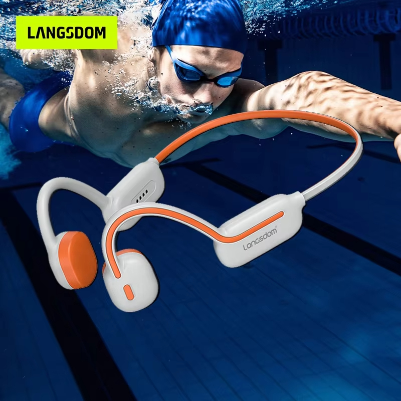 New Arrival Stereo Ipx8 Waterproof Mp3 32G Open Ear Bluetooth Swimming Earphone Sport Bone Conduction Headphones Wireless