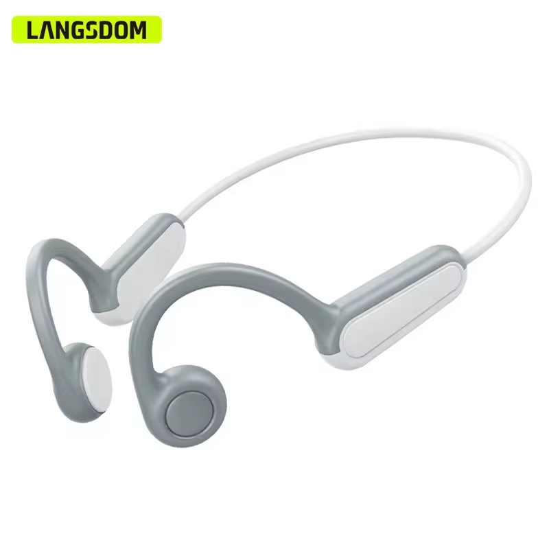 Open ear design wireless neckband earphones waterproof sports running stereo bone conduction headphone