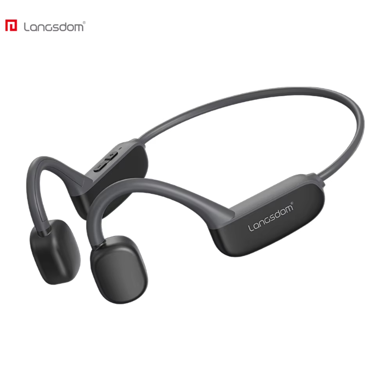 2022 new arrival wireless neckband earphones open ear waterproof sports best bone conduction headphone with 32G card