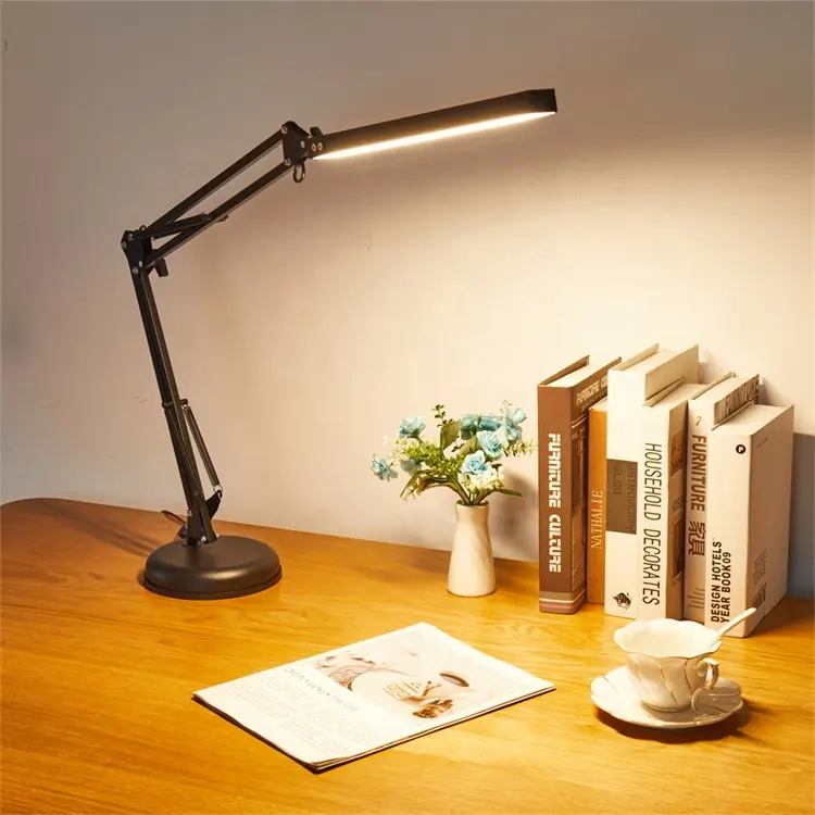 Manufacture Hot Sales 2-1 Adjustable Desk Lamp Led Eye Protection Child Table Lamp for Study Desk