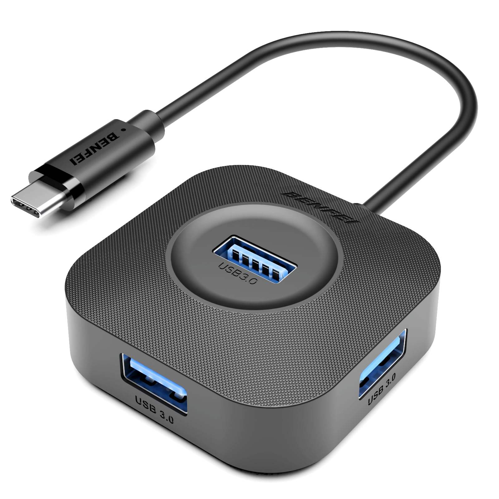 BENFEI Best Spot Price USB C Hub, 4 Ports USB 3.0 Hub with 5Gbps Data Transfer, USB C Splitter for Type C device.