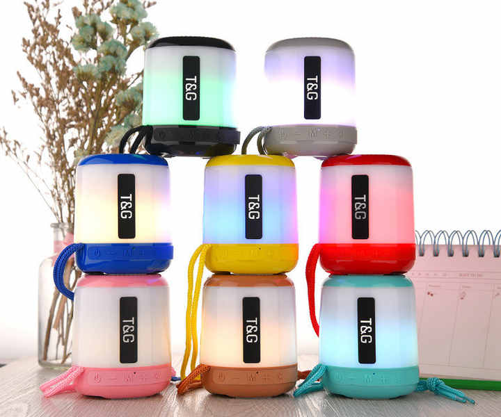 Tg156 Led Speaker Colorful Portable Small Speaker Wireless Subwoofer Speaker with light