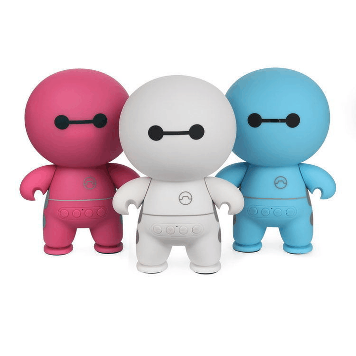 Cute robot wireless audio cartoon baymax portable speaker