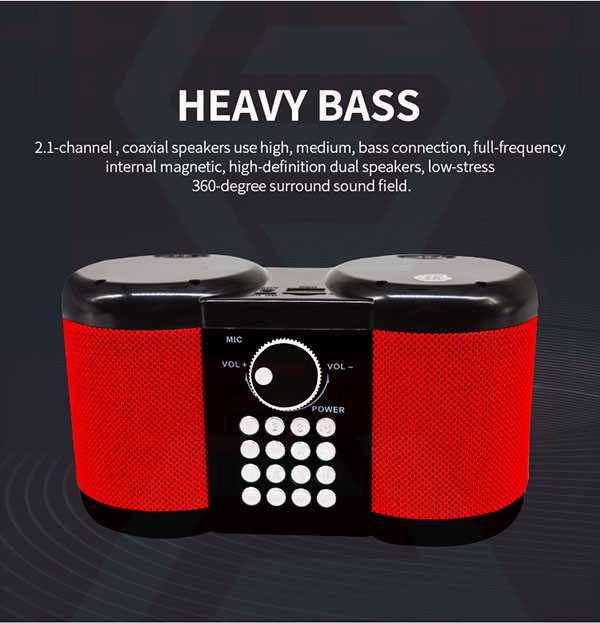 Wireless Subwoofer Music System Speaker Bt Parlantes bluetooth Portable Speaker