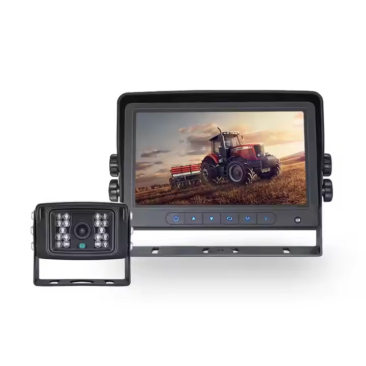 HD rear view 7 inch IPS car monitor screen reverse backup school bus truck camera system for heavy duty