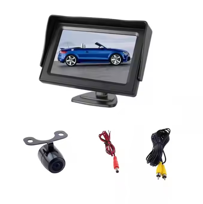 4.3inch Rear View Camera monitor Reverse Camera Kit Night Vision System