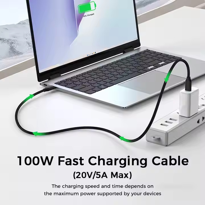 UNIEAN Wholesale USB4.0 Silicone Cable 40Gbps Type-c Data Cables 100W usb c to usb c Fast Charging Cable For iPhone to Android