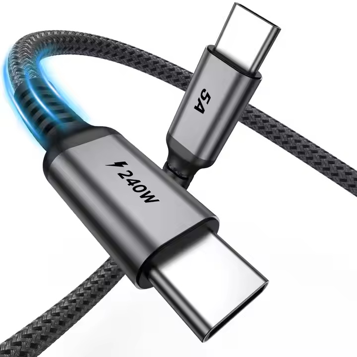 Wholesale High Quality Braided 3m USBC Type C Data Cable PD3.1 240W 48V 5A Fast Charging 480Mbps Data Transfer Cable Type C