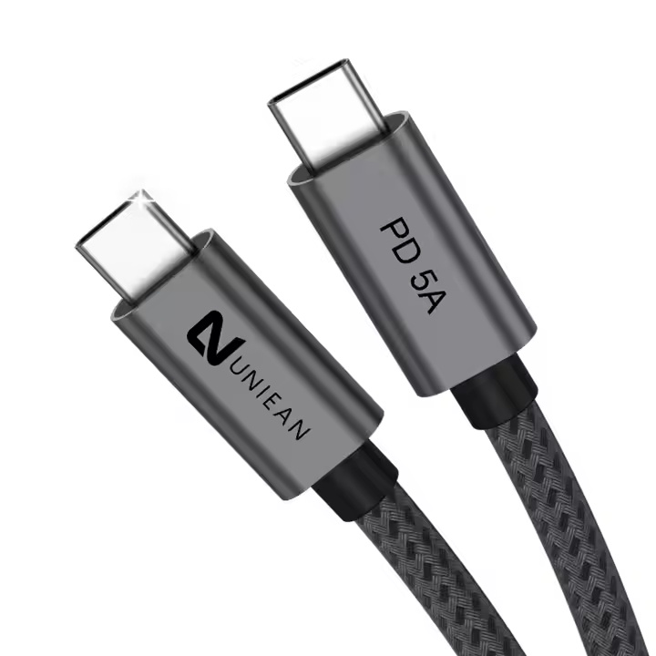 Commonly Used Accessories & Parts USB3.2 Gen2 20Gbps Super Speed Data Transfer USB C to USB C Cable PD100W Fast Charging for Mac