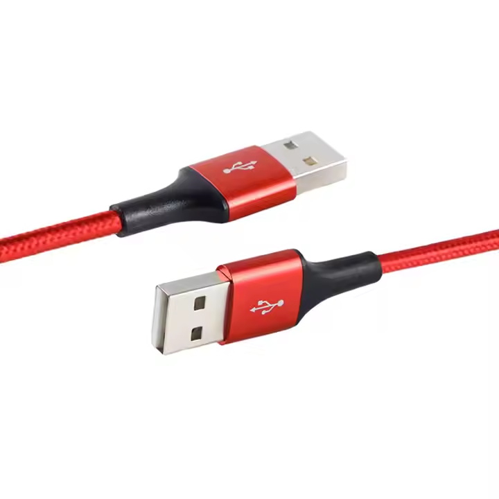 2021 New Style USB2.0 AM to AM Data Cable Fast Charging Usb Type C Charger Cable for Power Bank