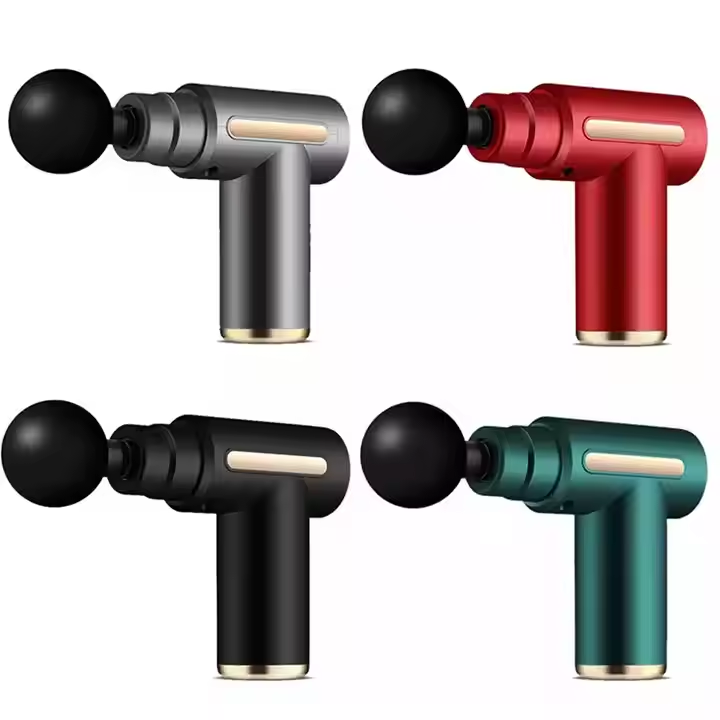 Best Mini Handheld Deep Tissue Muscle Massage Gun Four-Color Body Muscle Relax Booster for Head Neck Waist