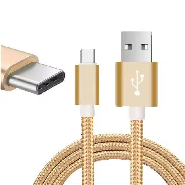 Wholesale High Quality Super Flexible Colorful Braided Charging Data Mini Type C Micro Usb Cable