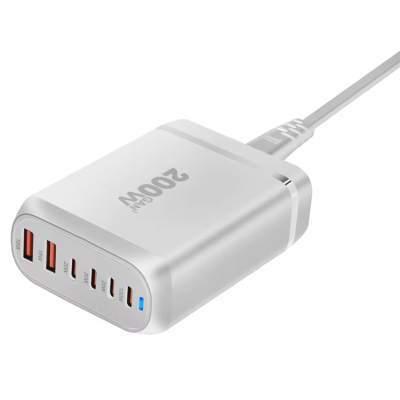 Desktop USB Cell Phone Multifunction Charger And Tablet USB-C Charging Station For iPhone Laptop Cargador De Carga Rapida Tipo C