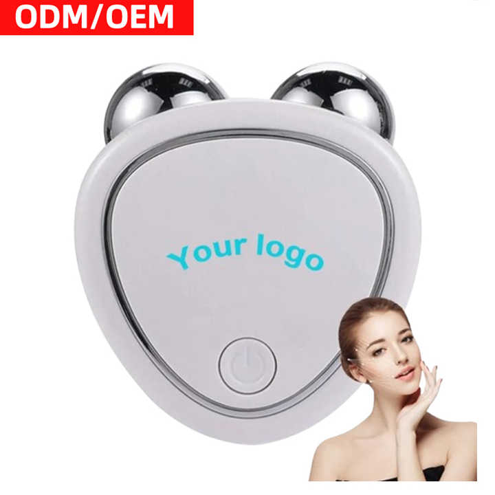 Manufacturer Supply Mini Anti wrinkles Vibrating Microcurrent Face Lifting Beauty Massage Tool Microcurrent Facial Toning Device