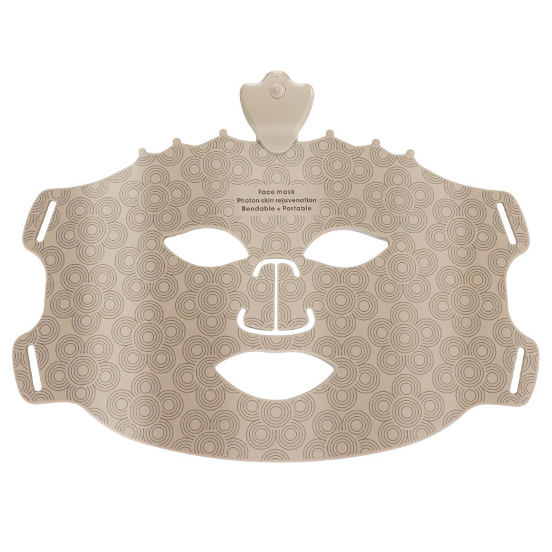 Skin Care Beauty Device Skin Rejuvenation Anti-aging Silicone Red Light Therapy Face Led Facial Mask