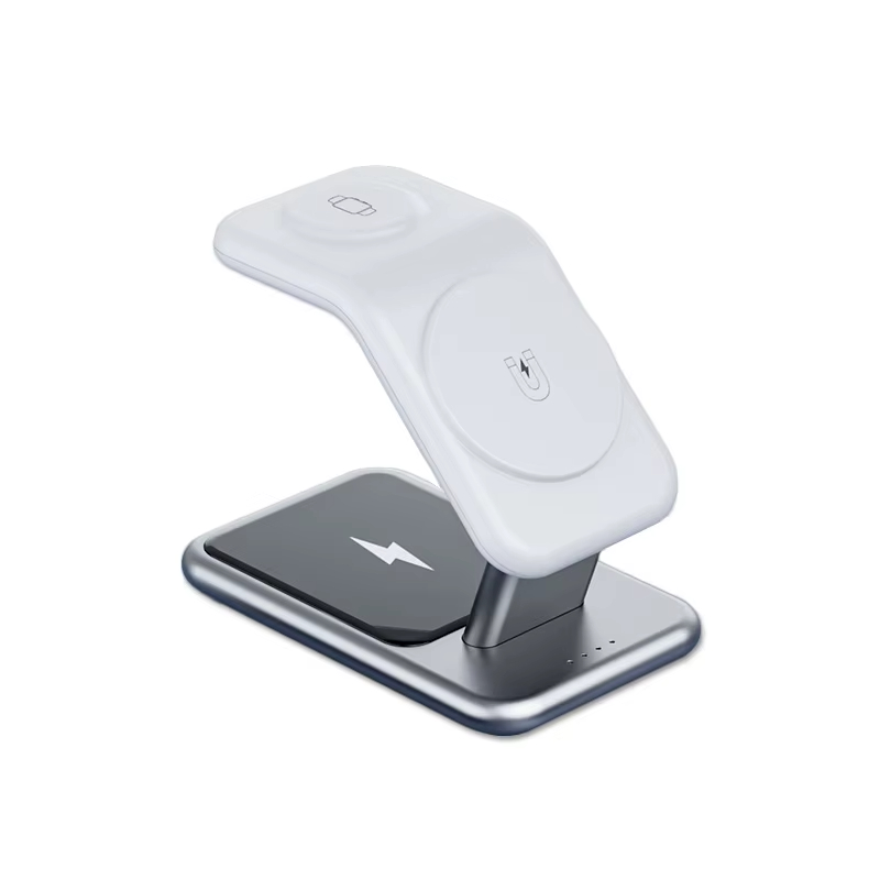 Cool Products 3 in 1 Magnetic Wireless Charger Stand 15W Fast Charging Dock Station For iPhone 15 14 13 12 Apple Multiple Device