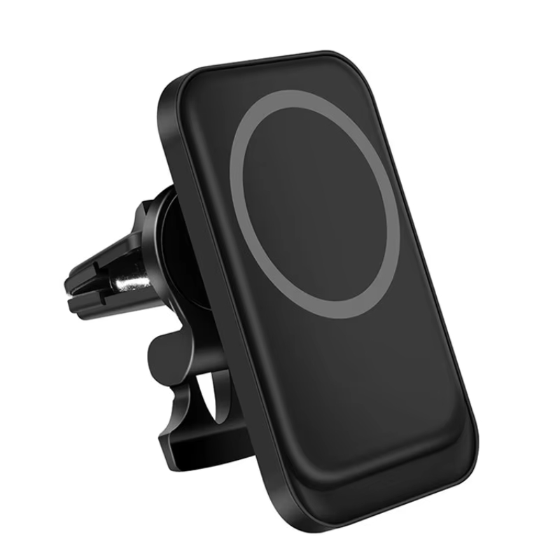 Magnetic Safe 15W Wireless Charger Car Phone Holder For iPhone 15 14 13 12 Pro Max Car Mount Infrared Fast Wireless Charging