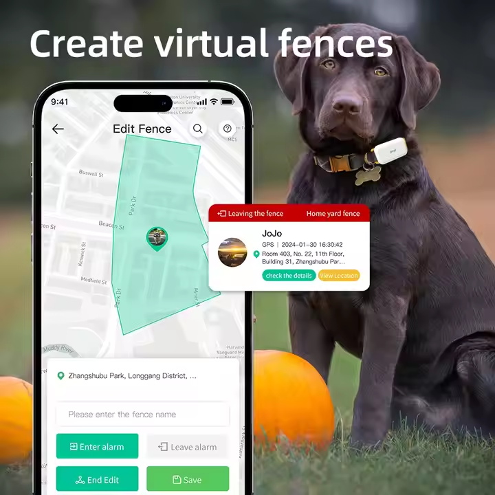 Omni Mini Anti-lost Waterproof Ble Locator Tracer Pet Smart GPS Tracker For Pet Dog Cat Kids Collar