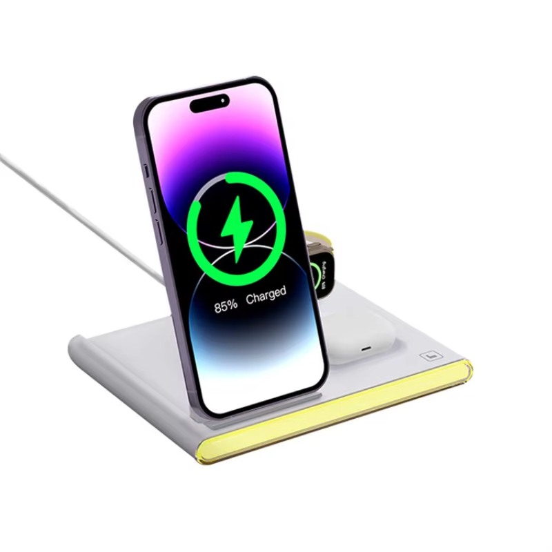 Tech Gadgets 15W Multi-Function Fast Charger All-In-One Wireless Charger For iPhone 15 14 13 12 Pro Max For Airpods iWatchTech G