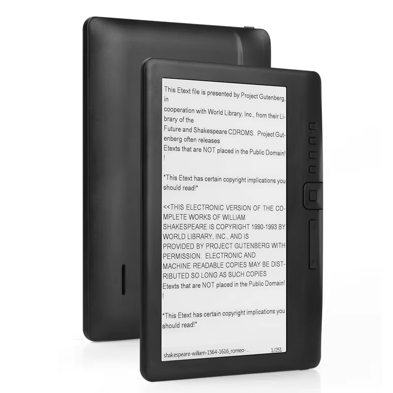 New Liseuse Ebook 7 Inch Optional Wifi Bt Ebook Reader 4_8_16 GB option Quad Core A4 Ebook Reader