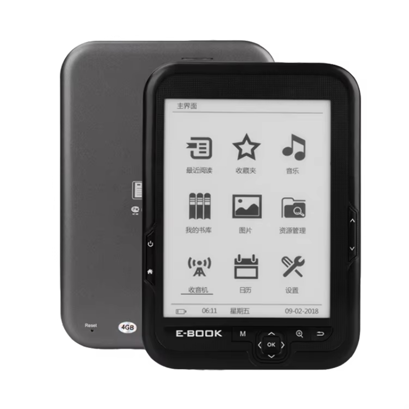 Oem 6'' E-ink eReader Easy Carry HD Touchscreen Android wifi 6 inch Epaper Ebook Reader