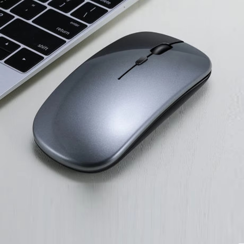 CE ROHS type c bluetooth 2.4g led mute ergonomic computer mouse rechargeable wireless mouse for mackbook
