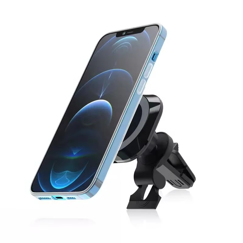 Fast qi wireless car charger magnetic phone holder air vent phone mount smart car wireless charger phone holder