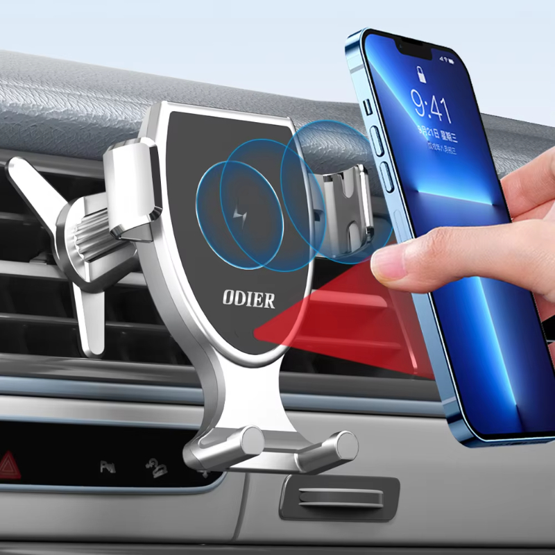 Car Wireless Charger 360 Degree Rotation intelligent infrared ce certificated 15w fast wireless car charger for smartphone