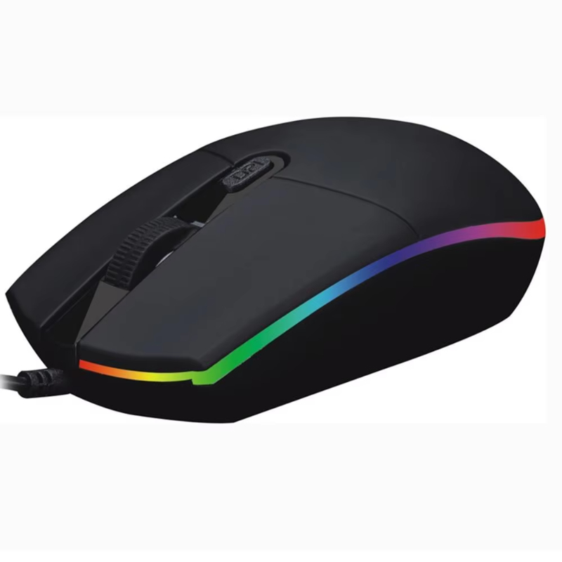 R8 Comfortable Handing Wired Gaming Computer Optical Mouse with Back Light