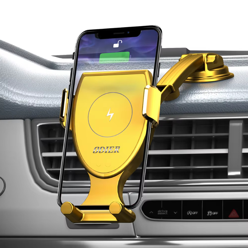 phone accessories 2023 Retractable 15W Fast Charge Auto Clamping car phone holder wireless charger For Dashboard