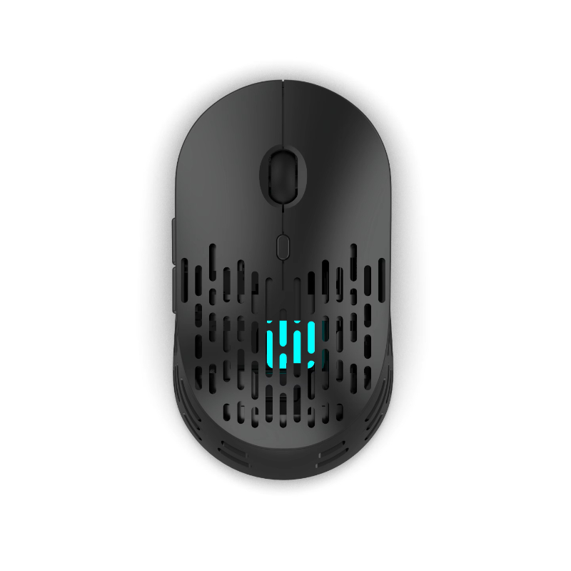 Portable Hole RGB Mouse With 6D Wireless Rechargeable For Laptop And Desktop