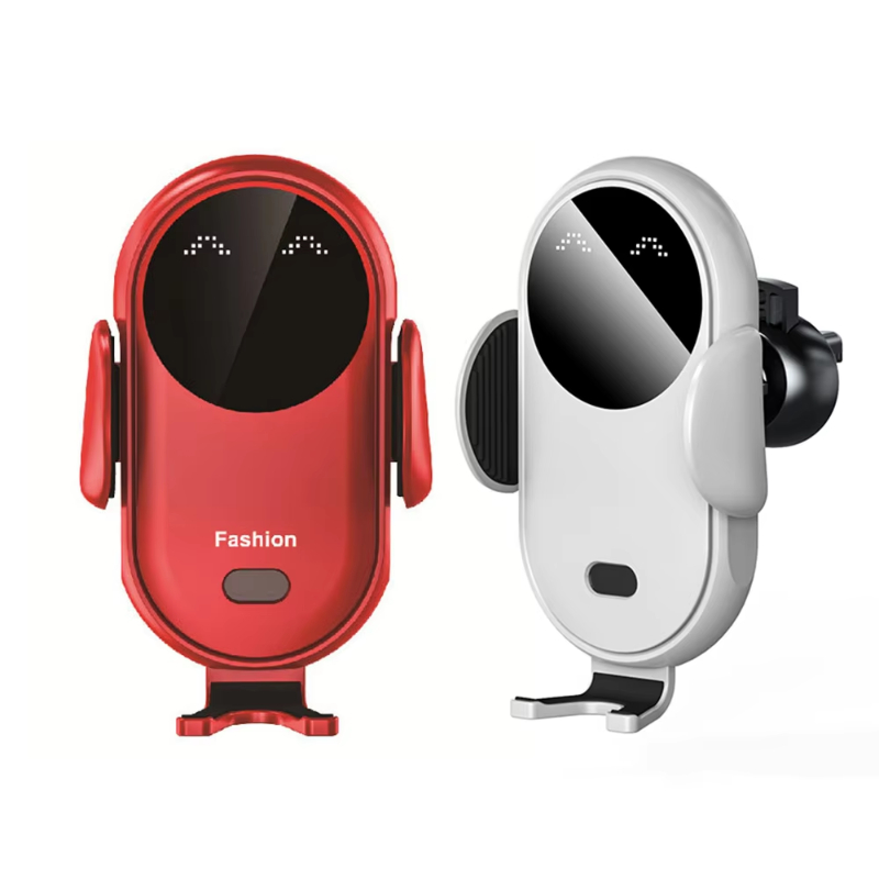 2023 Factory direct sales High Quality 15W car phone holder red Vent Bracket Wireless Charger for mobile phone