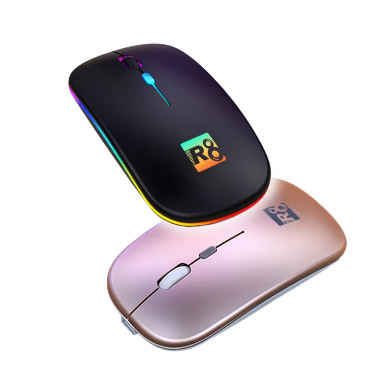 Factory Price Portable Wireless 2 4Ghz and BT Dual Mode Mouse Rechargeable Bt mouse