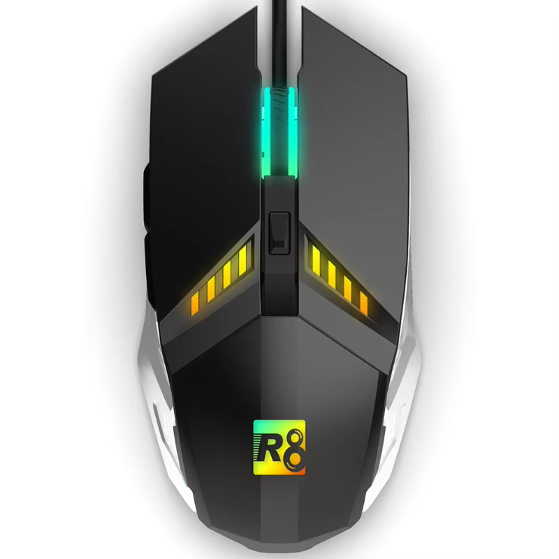 6D Optical USB Wired Gaming Mouse For Gamer With Led Light