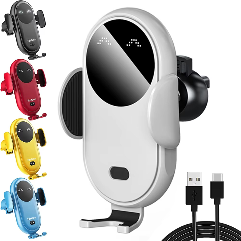 top selling products 2023 Smart Wireless Auto Sensing Cell Phone Car Chargers Phone Holder