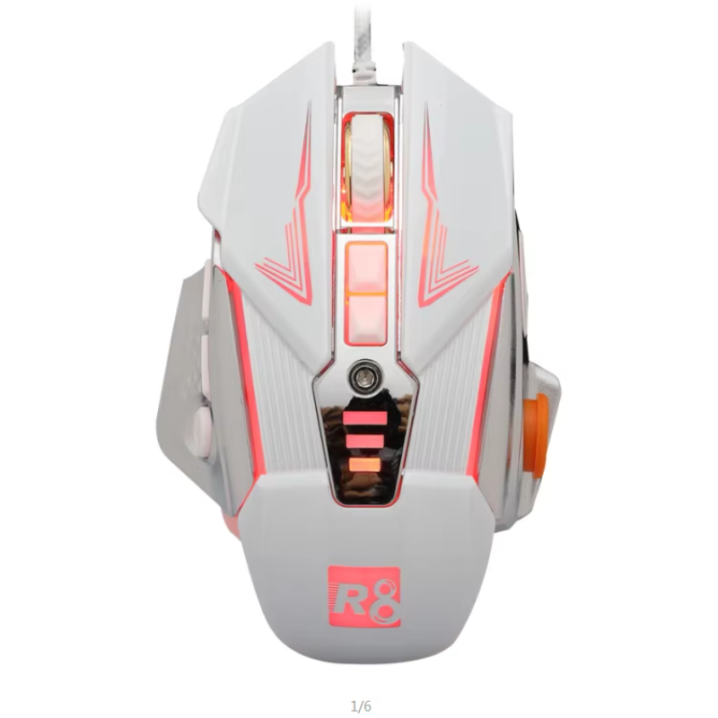 New Design OEM Optical Wired Computer Gaming Mouse with DPI adjustment