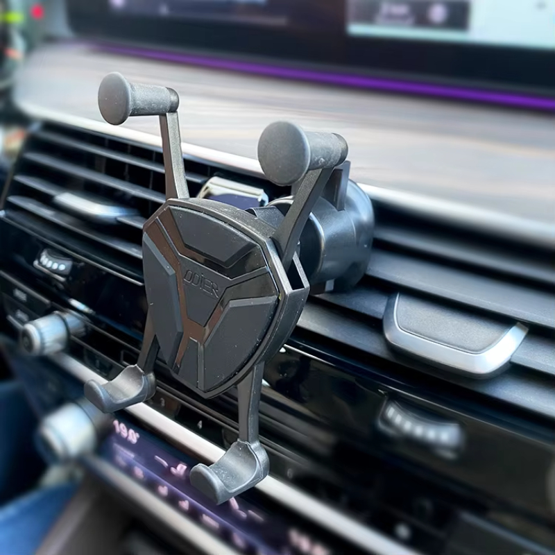 RTS Manufacture ABS engineering plastic L-shaped clip hook Car Holder Mobile Phone Mount