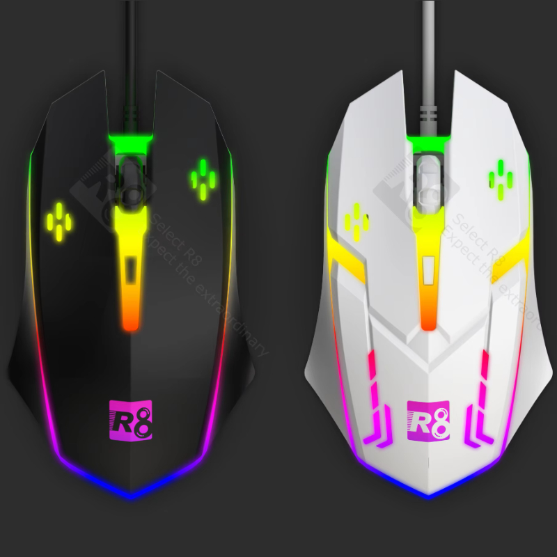 2021 Hot Sale Ergonomic 4D RGB Wired Gaming Mouse Gamer Computer Accessories And Parts Mice Souris Mause For Laptop Desktop
