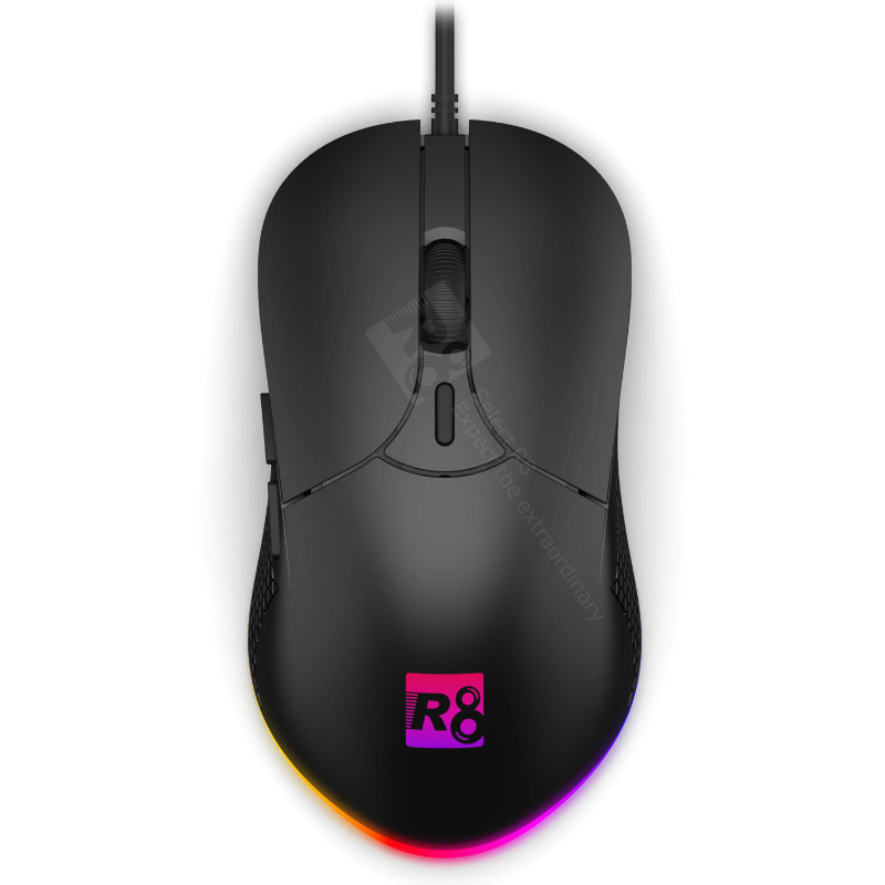 Ergonomic Glorious 6D Wired USB Computer Gaming Mouse Souris With RGB Colorful Lighting For PC Gamer