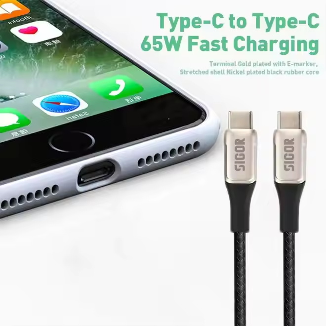 usb cable type-c fast charging 1/2/3/5/8m customized length braid cable charger with 18 years' OEM manufacturing experience