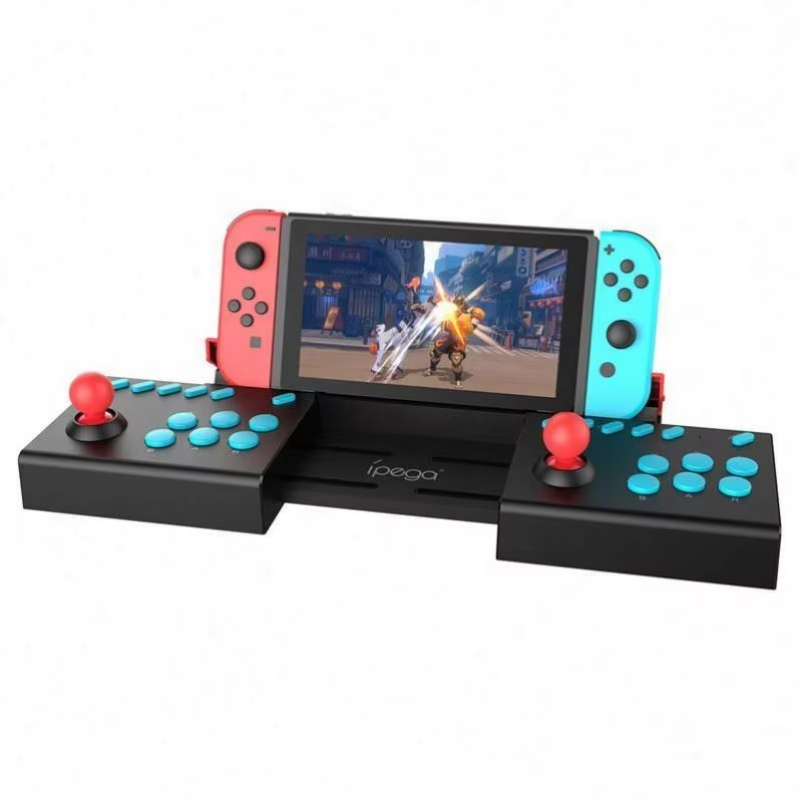 IPEGA SW002 Gamepad Turbo Doubles Arcade Joystick Mini Fighting joystick for Nintendo Switch_Switch Lite Street Fighter 2